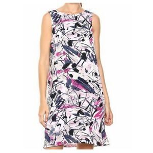 NWT. Nic+Zoe Graffiti Femme Soft Knit Dress. Soft Girl, Abstract